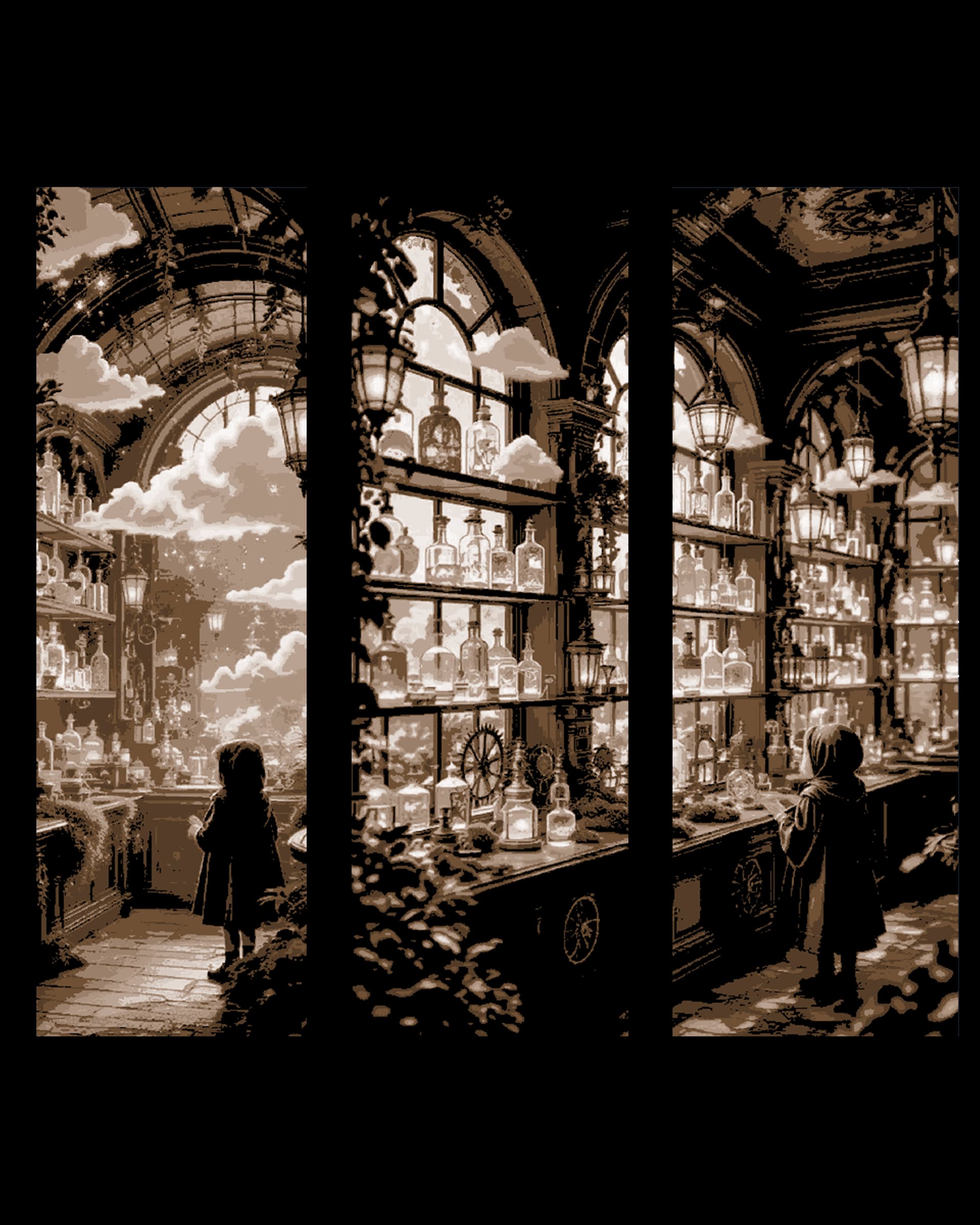 The great room of potions and remedies - Bookmark set The great room of potions and remedies - Bookmark set