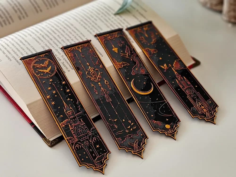Hogwarts (2) - Bookmarks inspired by Harry Potter by C3D HueForge model: Hogwarts (2) - Bookmarks inspired by Harry Potter by C3D