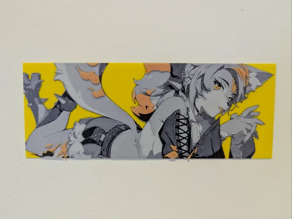 HueForge model: ZZZ Pulchra Mindscape by Razel