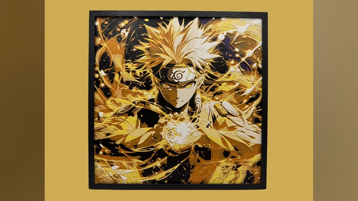 Naruto - Anime Hueforge by Canadian Gamer HueForge model: Naruto - Anime Hueforge by Canadian Gamer