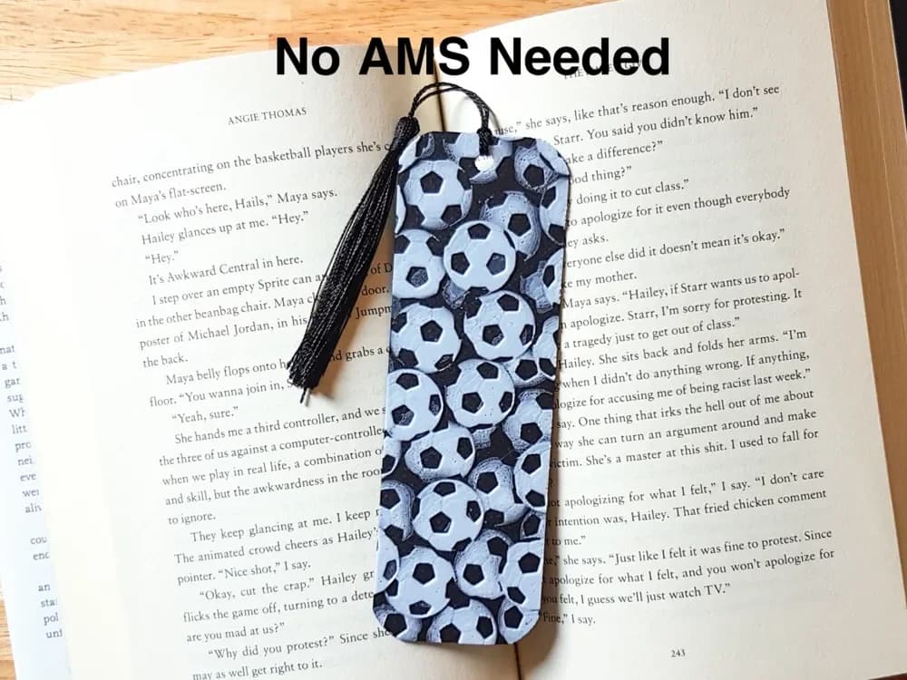 Bookmark, Soccer balls. Football. Hueforge Bookmark, Soccer balls. Football. Hueforge