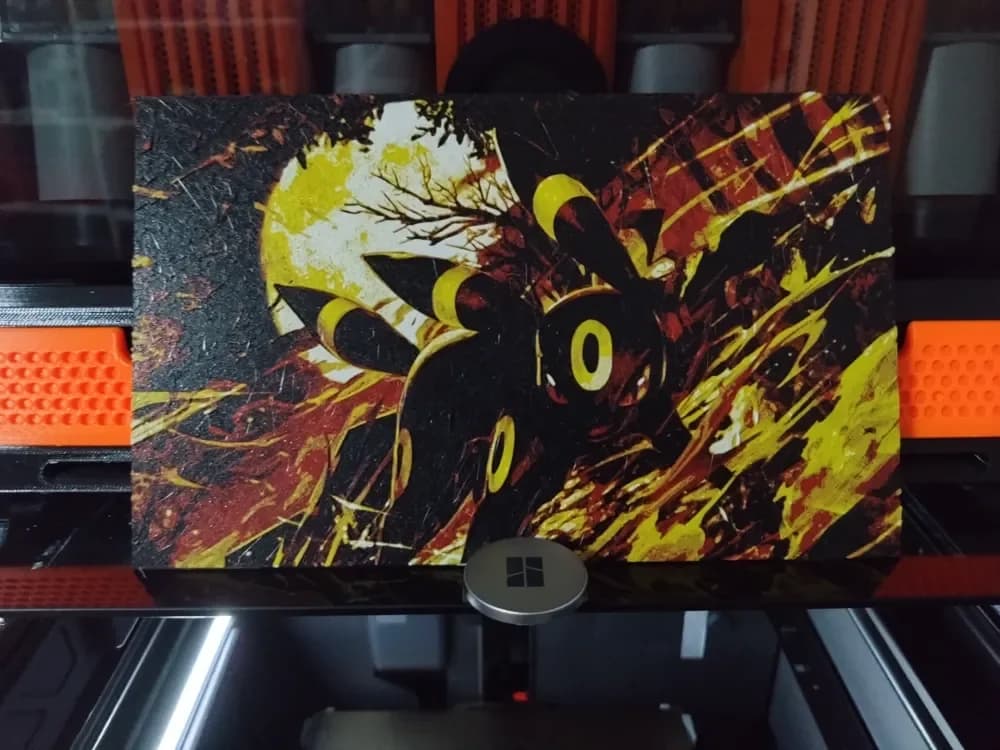 HueForge model: Pokemon Umbreon (HueForge) by Asgar3D