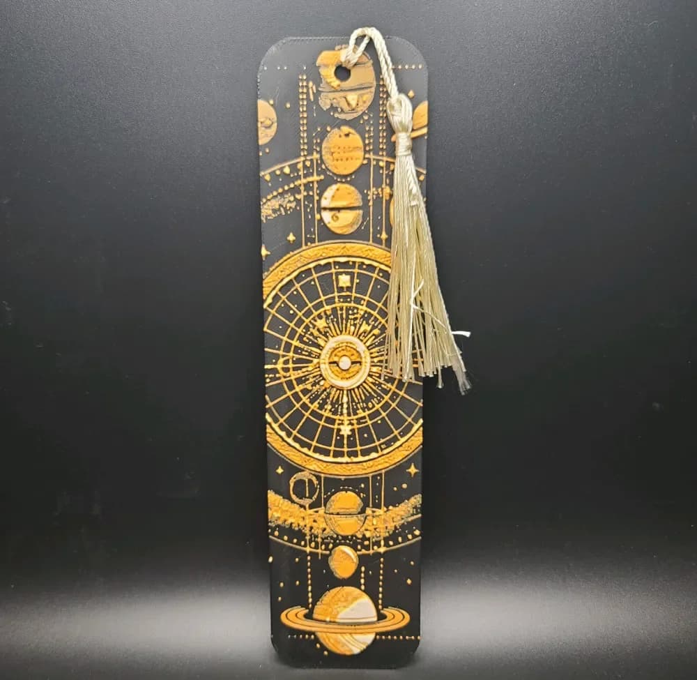 Aligned Planets Bookmark by the_bearded_jedi HueForge model: Aligned Planets Bookmark by the_bearded_jedi