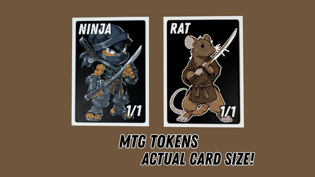 Ninja & Rat - Magic the Gathering Tokens Ninja & Rat - Magic the Gathering Tokens