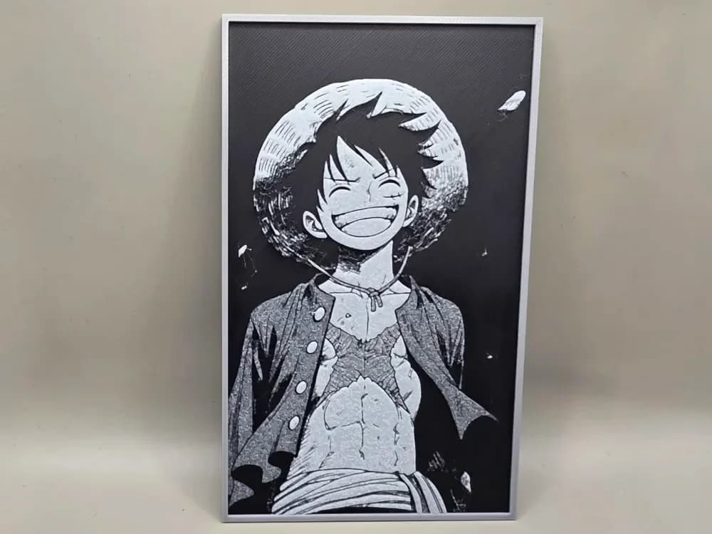 Monkey D. Luffy - HueForge by keko HueForge model: Monkey D. Luffy - HueForge by keko