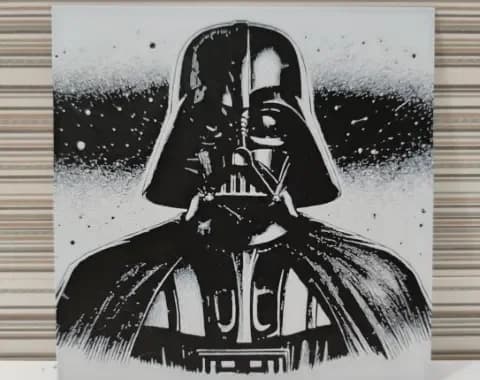 Hueforge Dark Vader by Litolunar HueForge model: Hueforge Dark Vader by Litolunar