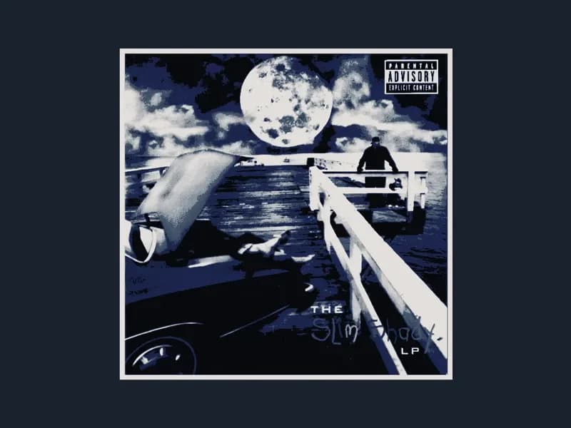 Eminem – The Slim Shady LP (Album Art - HueForge) by HugheCraft HueForge model: Eminem – The Slim Shady LP (Album Art - HueForge) by HugheCraft