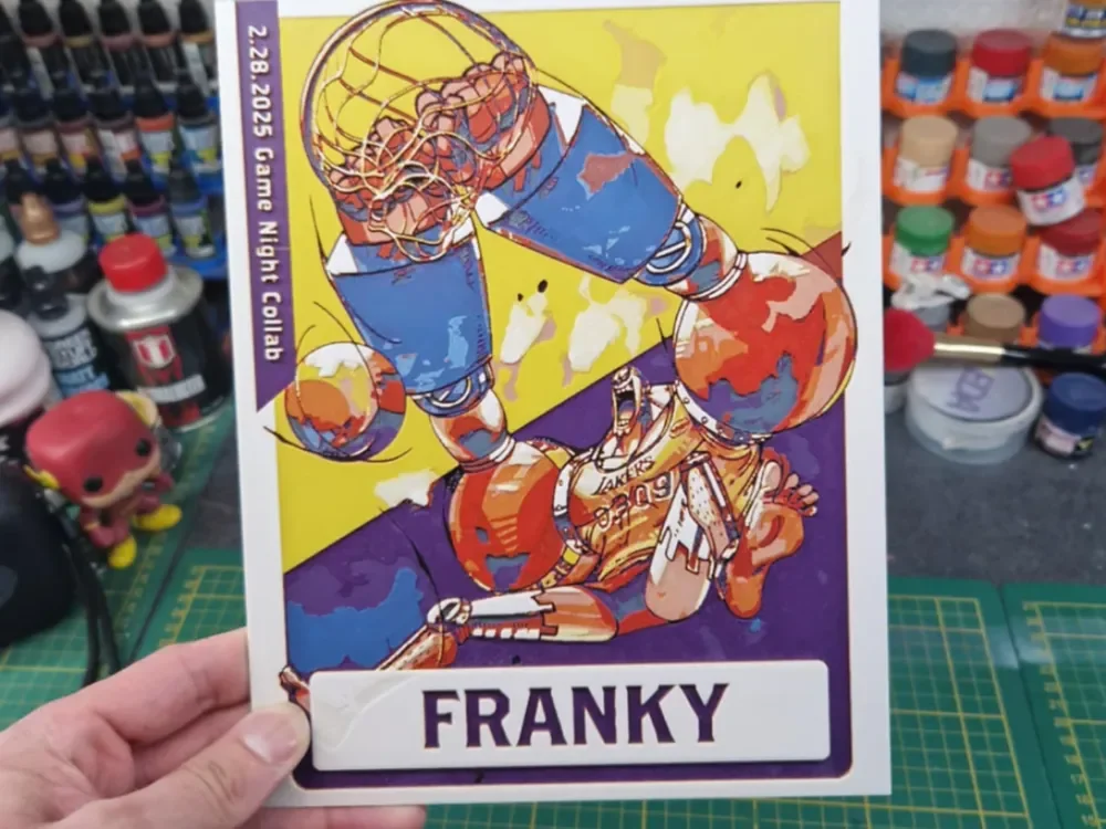 One Piece Hueforge - Franky Lakers by Dakiren HueForge model: One Piece Hueforge - Franky Lakers by Dakiren