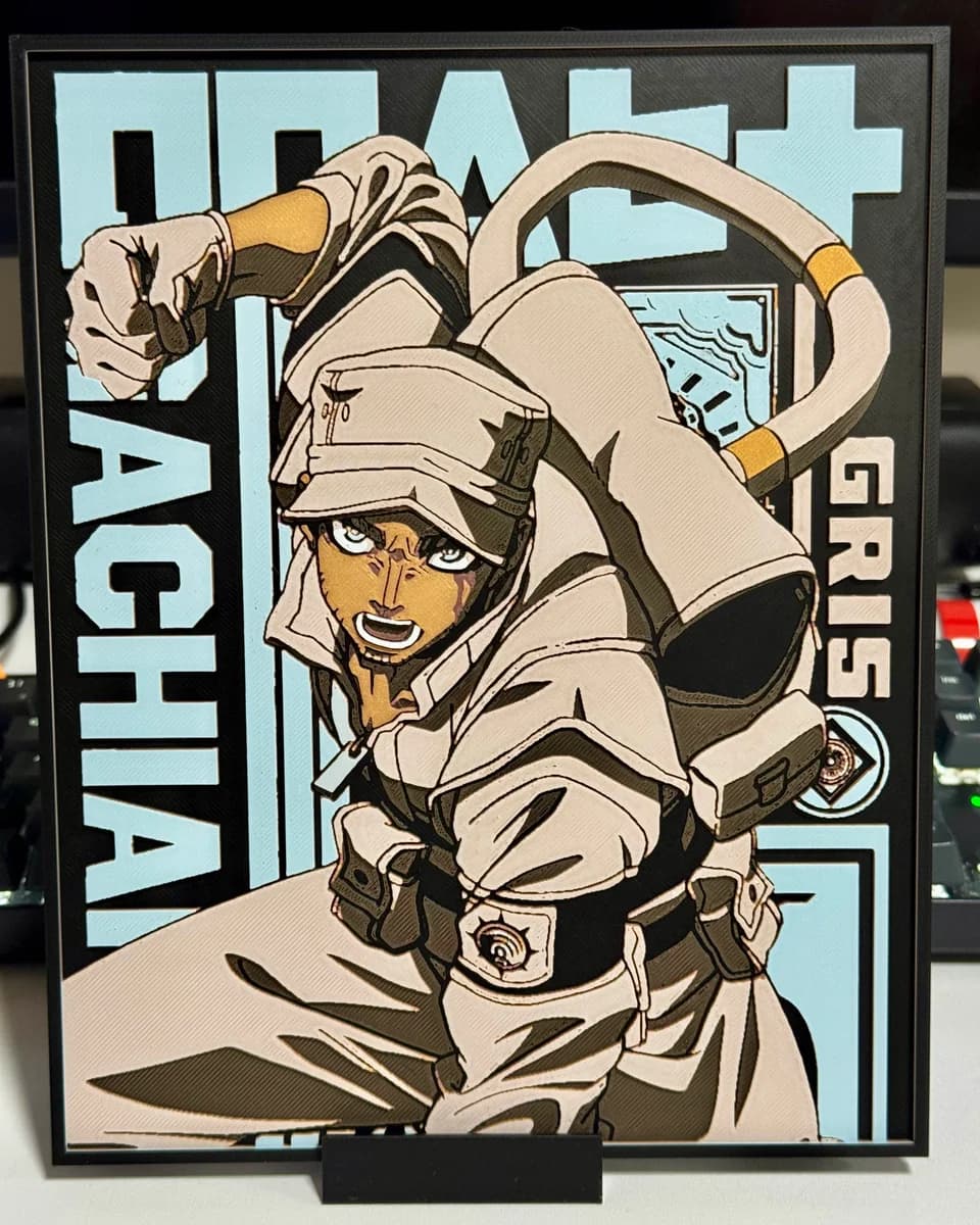 HueForge model: Gris - Gachiakuta by Strata Prints