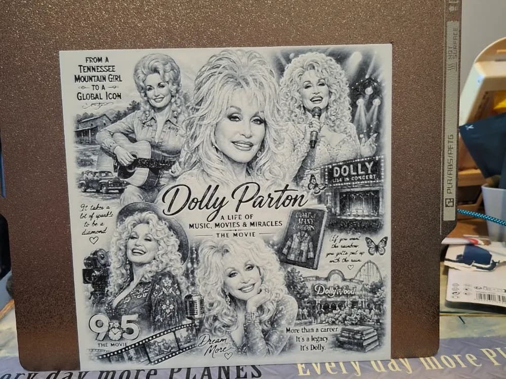 A life of dolly - Hueforge by 3dGlow HueForge model: A life of dolly - Hueforge by 3dGlow