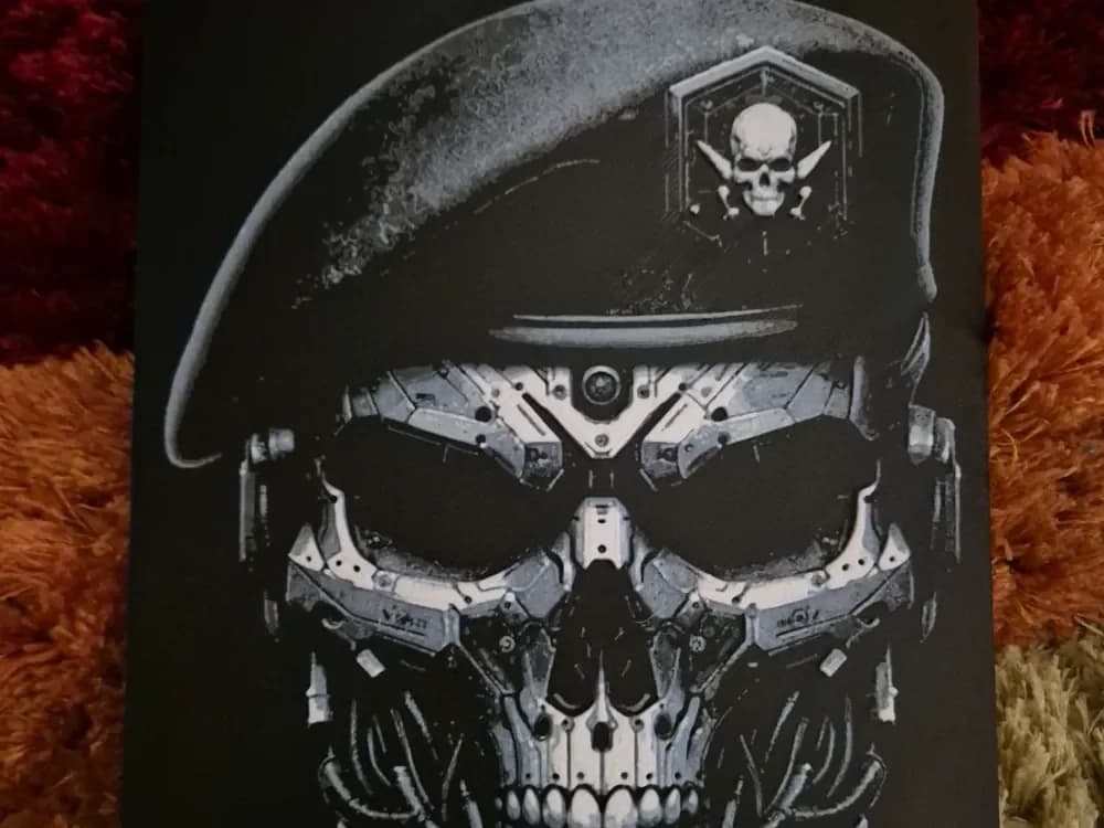 skull beret hueforge by Buntsta HueForge model: skull beret hueforge by Buntsta