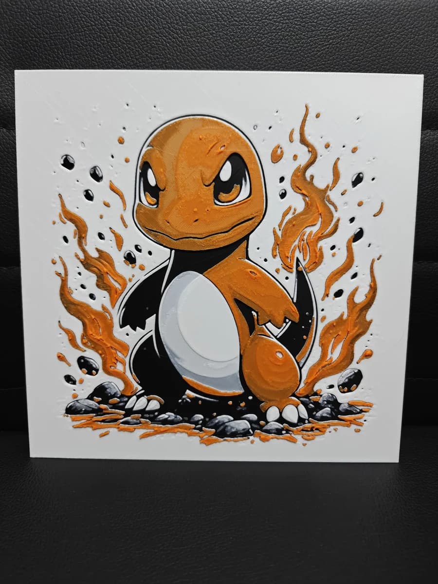 Charmander by TheHueforgeLady HueForge model: Charmander by TheHueforgeLady