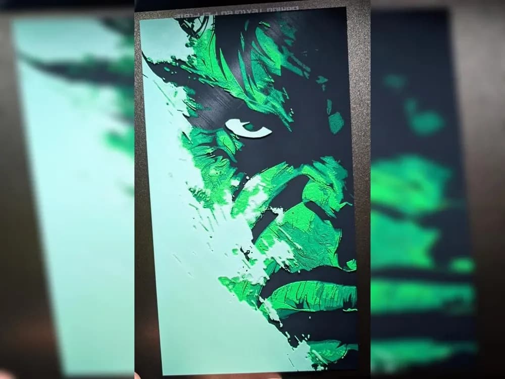 Hulk Hueforge by LuisArnauth HueForge model: Hulk Hueforge by LuisArnauth