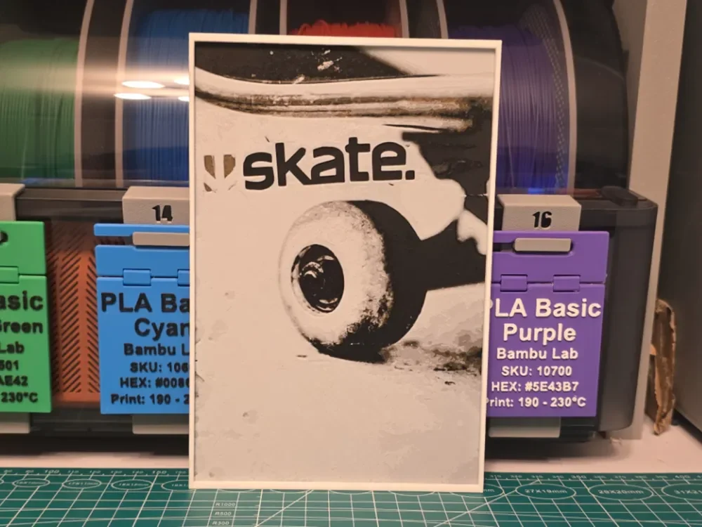 Skate Game Poster - Hueforge Art