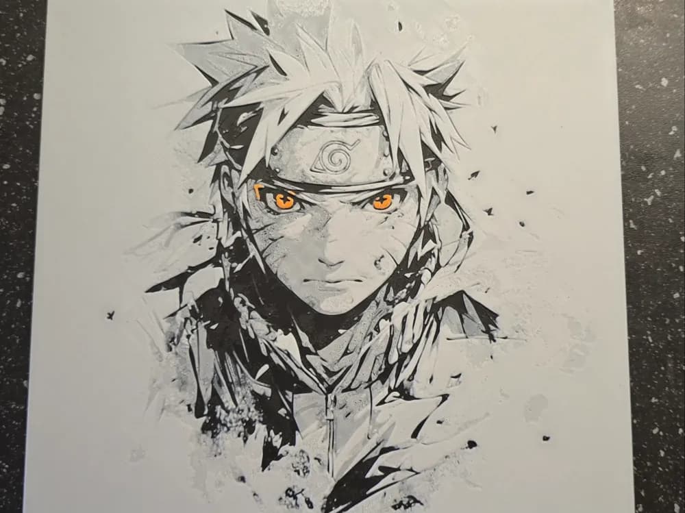 Naruto by 3D-Mentiel HueForge model: Naruto by 3D-Mentiel