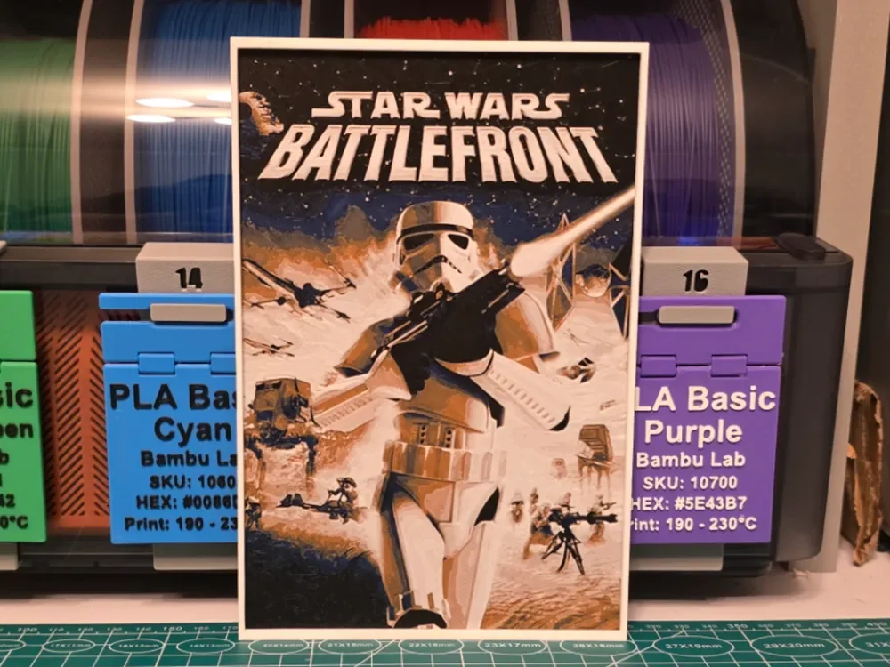 Star Wars: Battlefront Game Poster - Hueforge Art