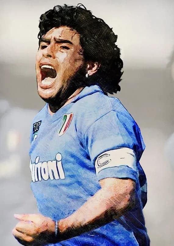 Maradona Hueforge by suaimondi HueForge model: Maradona Hueforge by suaimondi