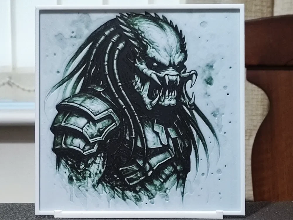 HueForge model: Predator - HueForge 3 Color by BoDad