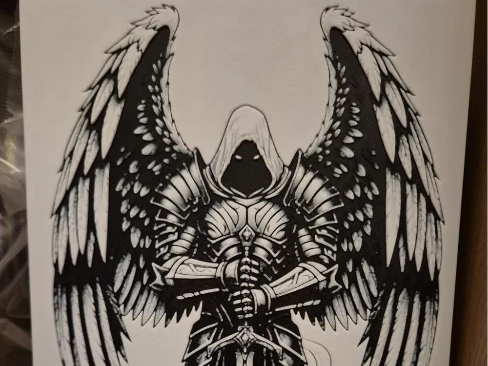 Knight + sword hueforge by Buntsta HueForge model: Knight + sword hueforge by Buntsta