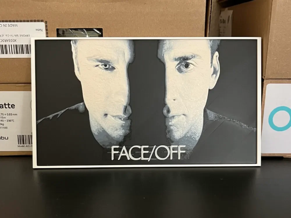 Face Off Hueforge by Estiv HueForge model: Face Off Hueforge by Estiv