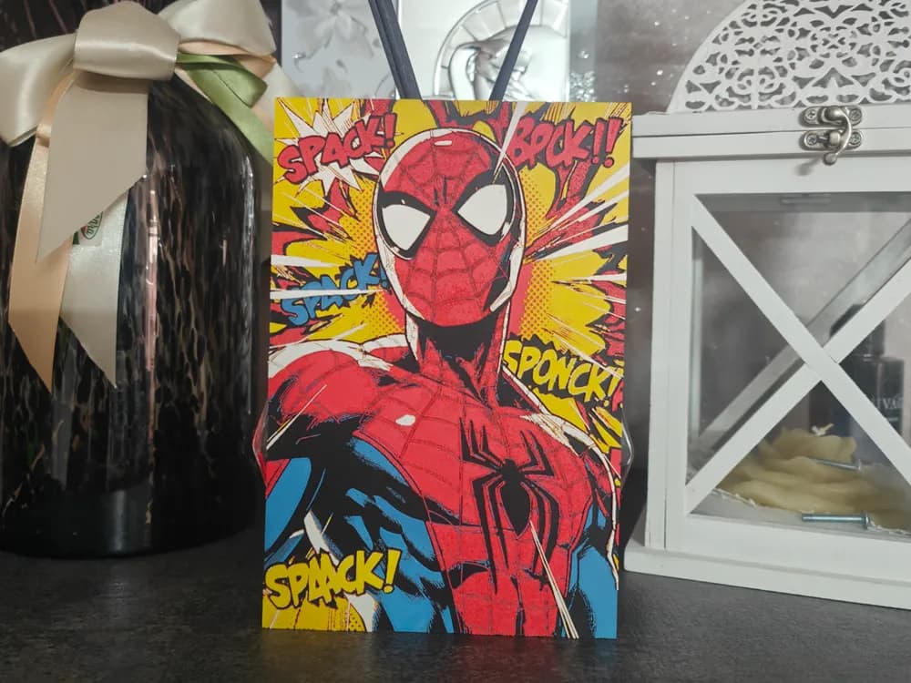 Spiderman Comic Book Hueforge by S1M0N389 HueForge model: Spiderman Comic Book Hueforge by S1M0N389