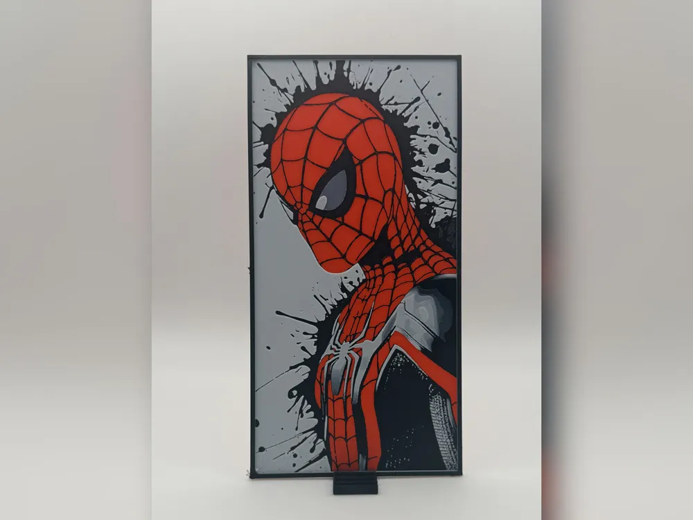 Spider-Man Colour Pop HueForge Print Spider-Man Colour Pop HueForge Print