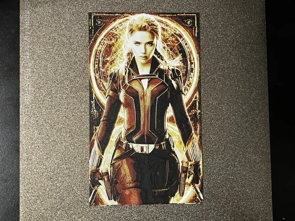 Marvel Black Widow Hueforge by FantasyZ HueForge model: Marvel Black Widow Hueforge by FantasyZ