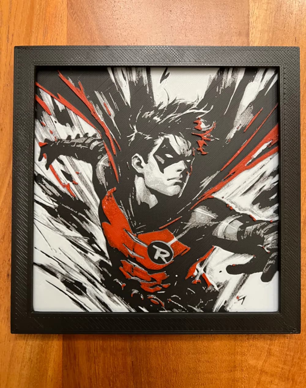 HueForge model: Robin in Red by JustBe 3D Printing