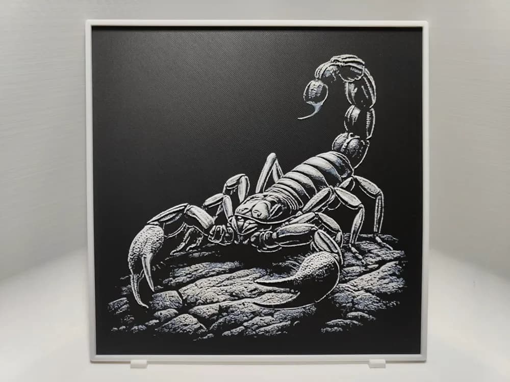 Scorpion - Hueforge by BeaN HueForge model: Scorpion - Hueforge by BeaN