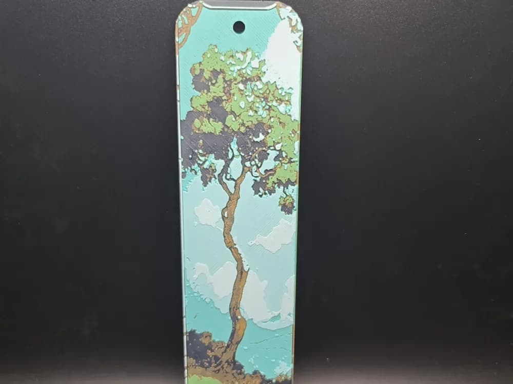 Summer Hueforge Bookmark by the_bearded_jedi HueForge model: Summer Hueforge Bookmark by the_bearded_jedi