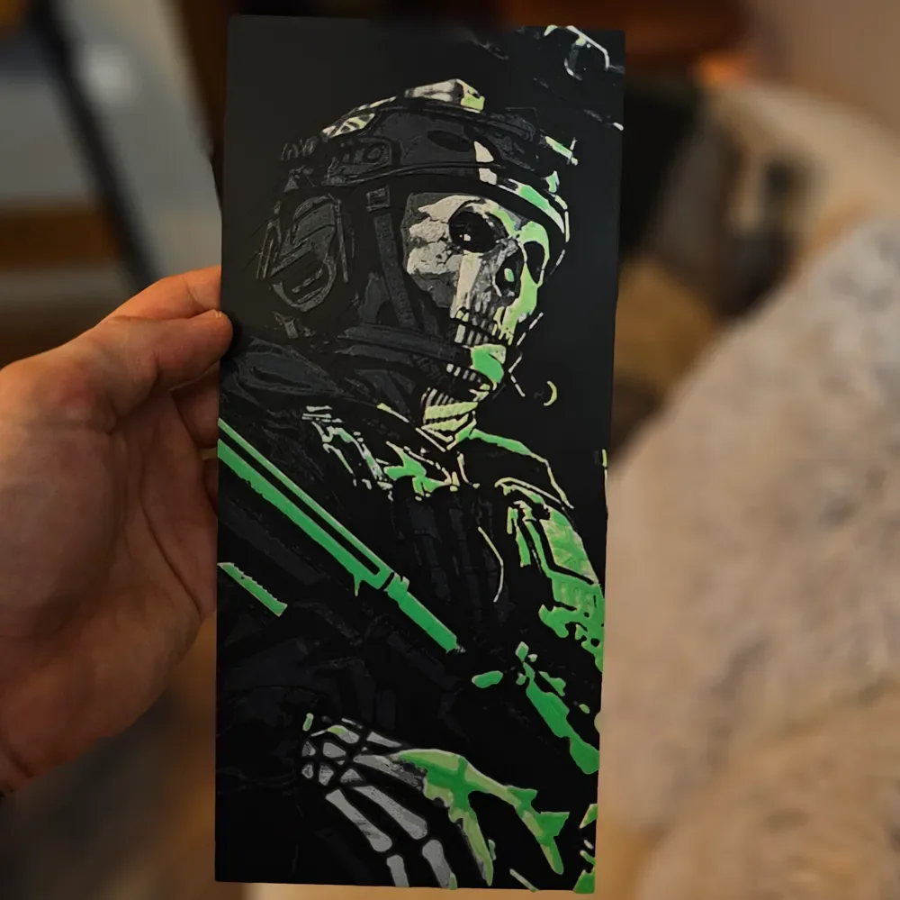 Ghost - Call Of Duty by C3D HueForge model: Ghost - Call Of Duty by C3D