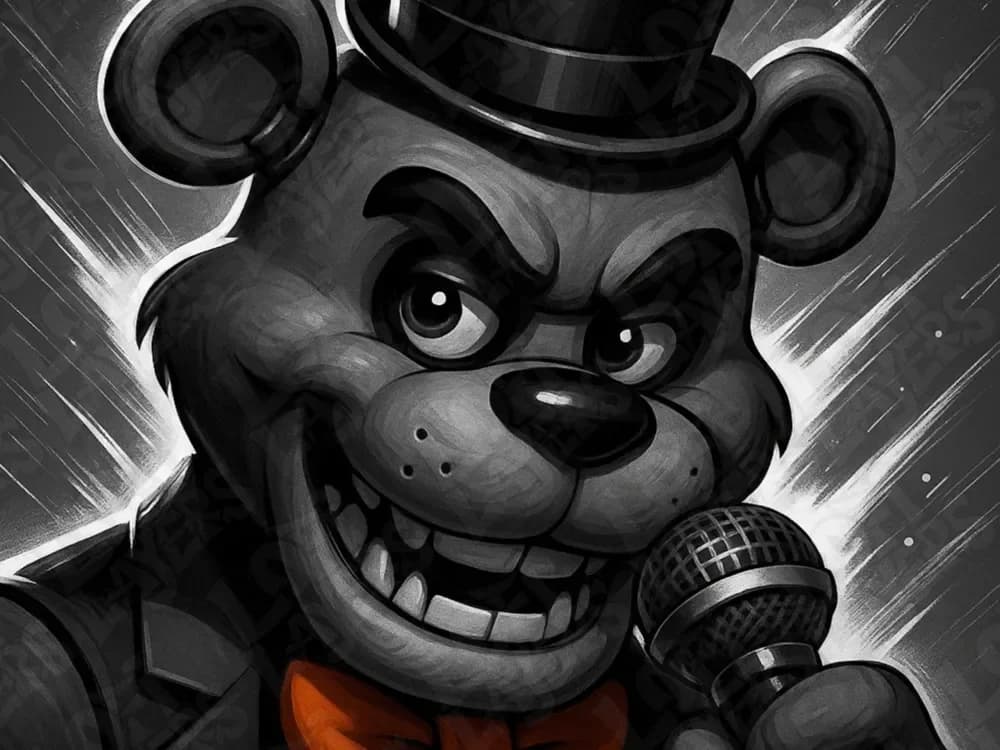 Freddy Fazbear Hueforge by LoFi Layers HueForge model: Freddy Fazbear Hueforge by LoFi Layers