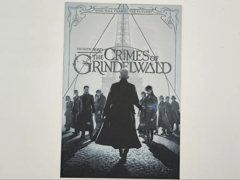 Fantastic beasts Crimes of Grindelwald - hueforge by Altf4-Formation HueForge model: Fantastic beasts Crimes of Grindelwald - hueforge by Altf4-Formation