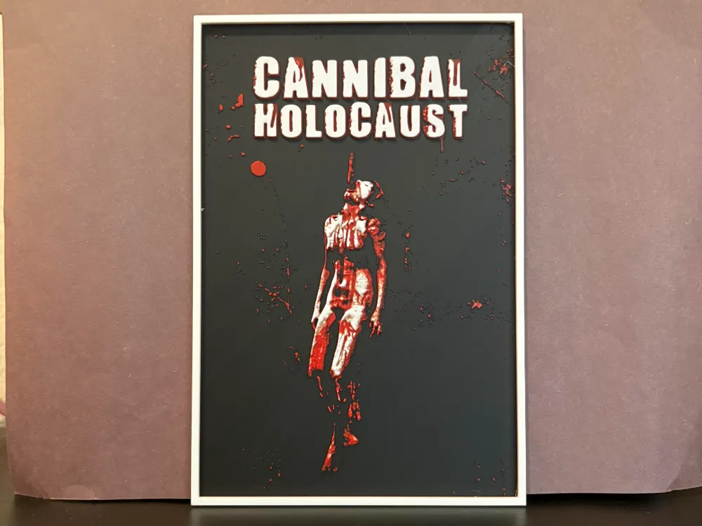 Cannibal Holocaust Stake Hueforge by Estiv HueForge model: Cannibal Holocaust Stake Hueforge by Estiv