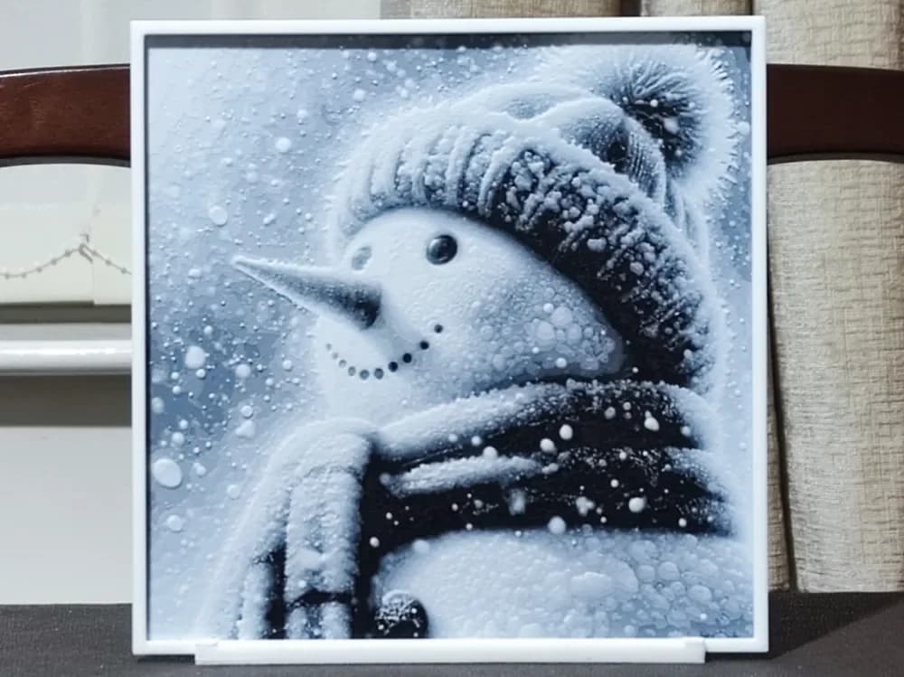 The Snowman - HueForge 2 Color by BoDad HueForge model: The Snowman - HueForge 2 Color by BoDad