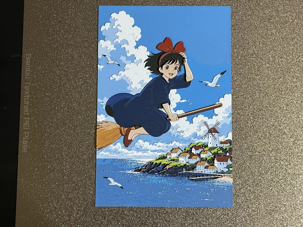 Kiki's Delivery Service Hueforge by FantasyZ HueForge model: Kiki's Delivery Service Hueforge by FantasyZ