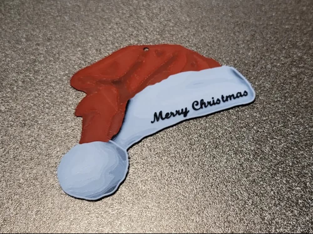 Christmas_hat_Hueforge_decoration_150x150 by Vincent111 HueForge model: Christmas_hat_Hueforge_decoration_150x150 by Vincent111