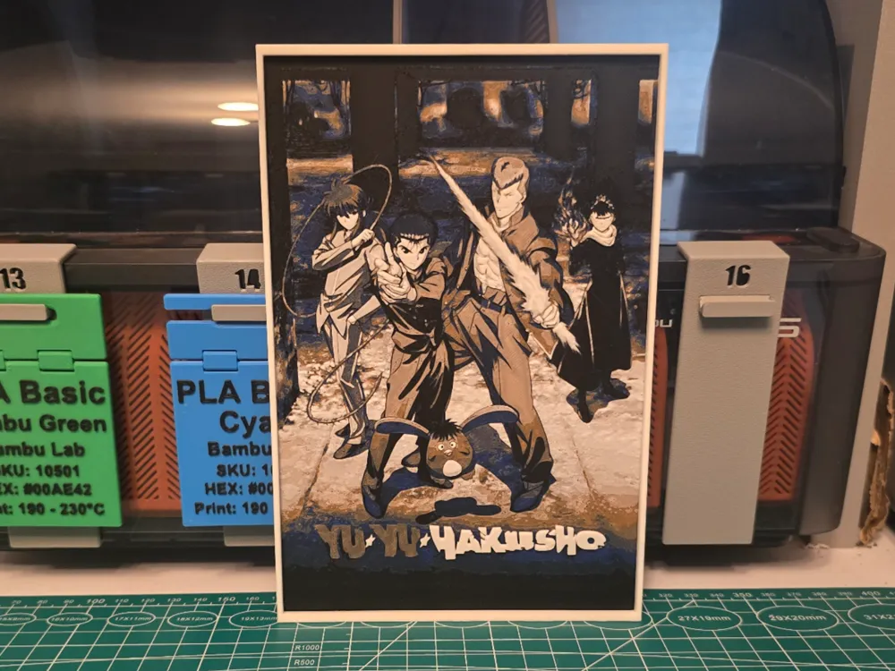 Yu Yu Hakusho Anime Poster - Hueforge Art Yu Yu Hakusho Anime Poster - Hueforge Art