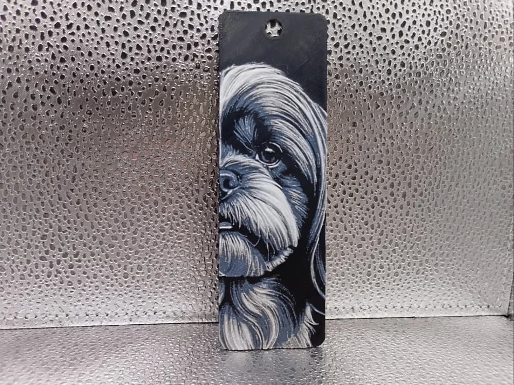 Lhasa Apso Bookmark - Hueforge by Borishotch Industries HueForge model: Lhasa Apso Bookmark - Hueforge by Borishotch Industries