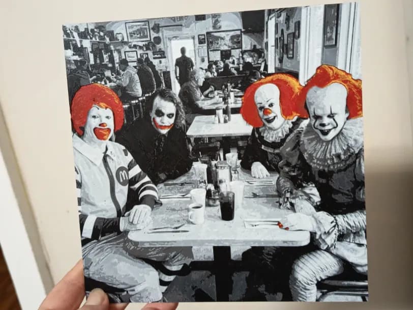 Fun Slasher Clown Hueforge Fun Slasher Clown Hueforge