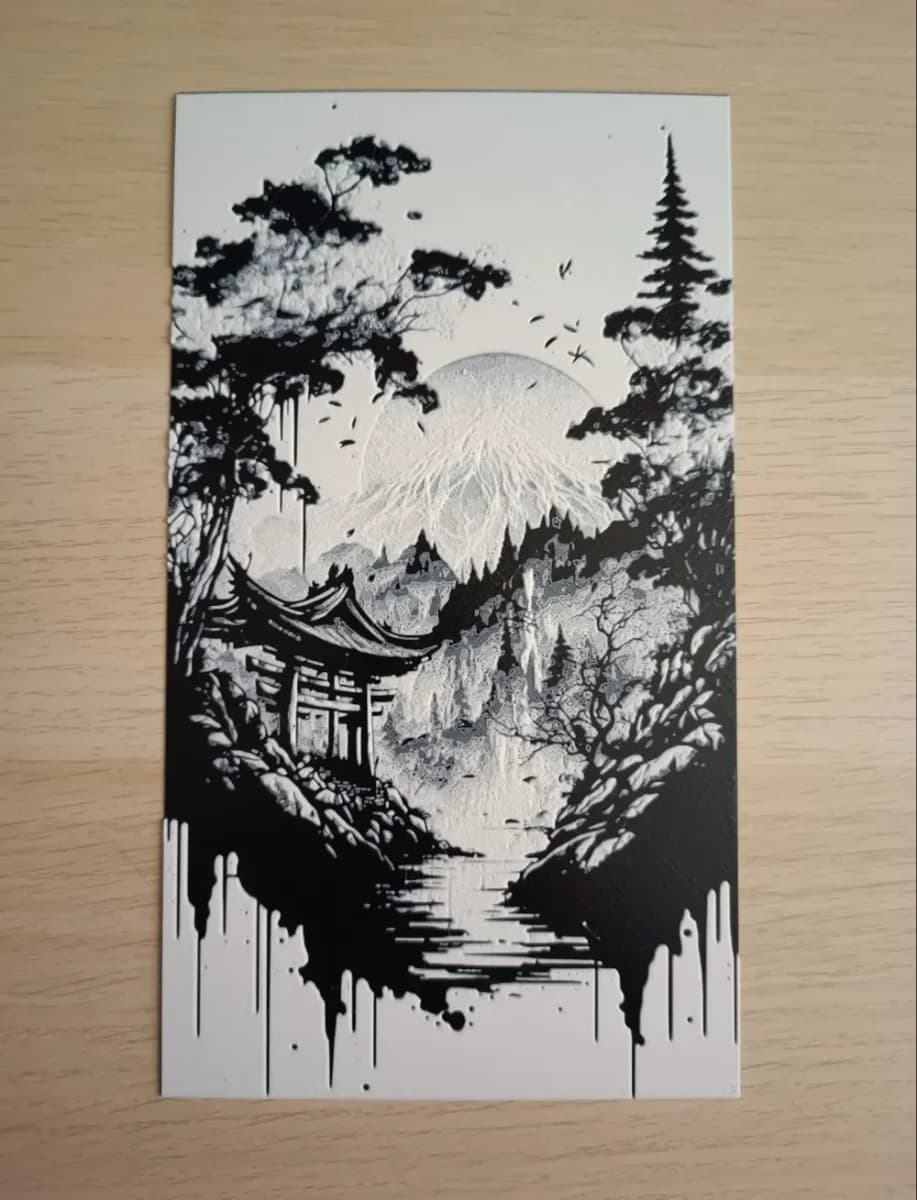 Japan Hueforge by Atrus Design HueForge model: Japan Hueforge by Atrus Design