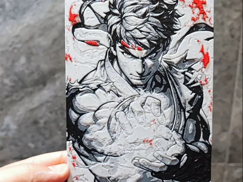 Street Fighter by Garuda3D HueForge model: Street Fighter by Garuda3D