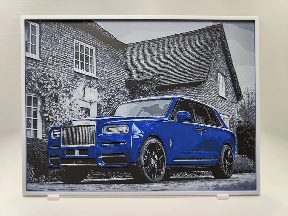 Rolls-Royce Cullinan - Hueforge by BeaN HueForge model: Rolls-Royce Cullinan - Hueforge by BeaN
