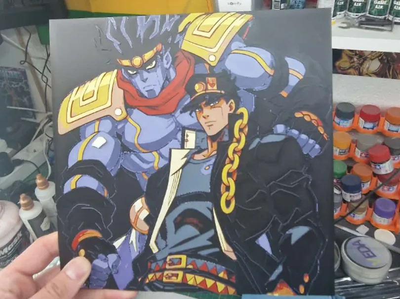 JoJo's Bizarre Adventure Hueforge - Jotaro Kujo JoJo's Bizarre Adventure Hueforge - Jotaro Kujo