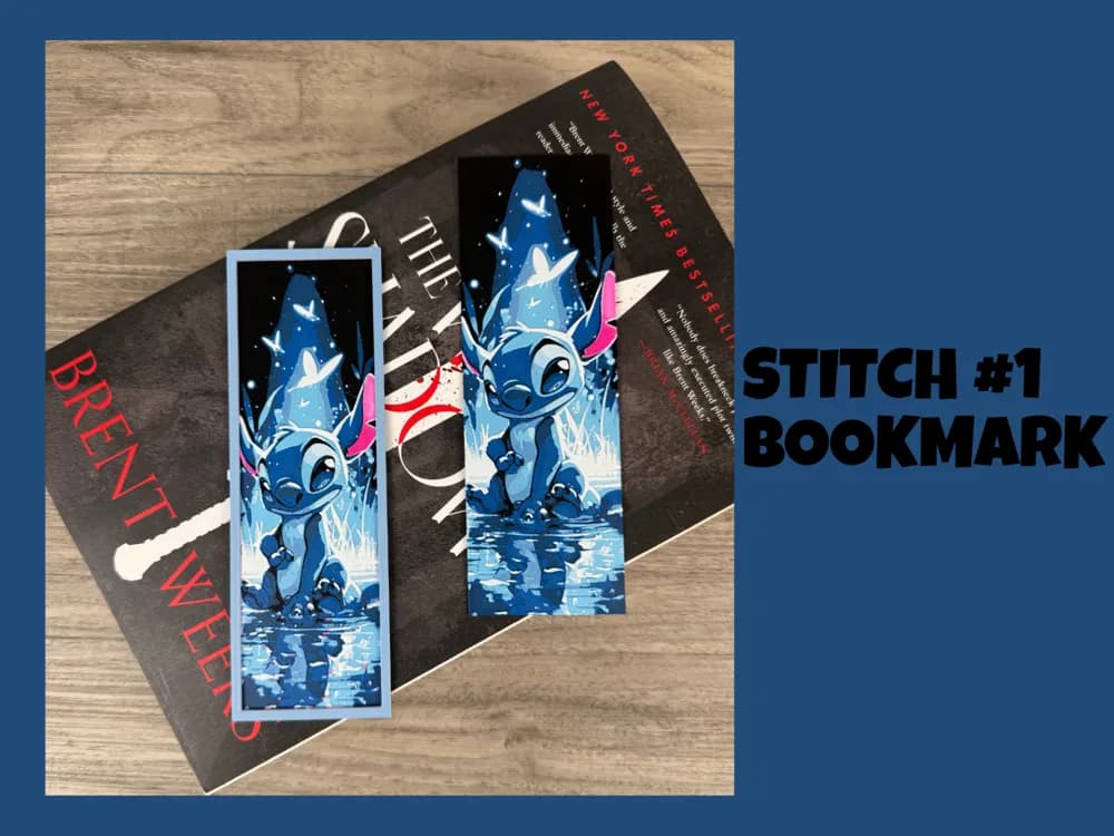 Stitch Bookmark #1 by Canadian Gamer HueForge model: Stitch Bookmark #1 by Canadian Gamer