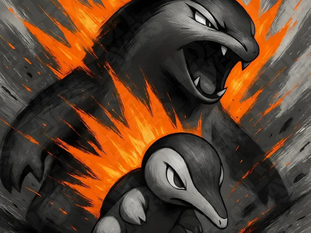 Cyndaquil & Typhlosion Evolution Hueforge by LoFi Layers HueForge model: Cyndaquil & Typhlosion Evolution Hueforge by LoFi Layers