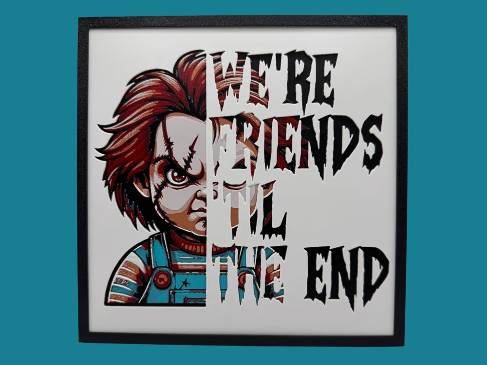 HueForge model: Chucky - Friends Til The End by Canadian Gamer