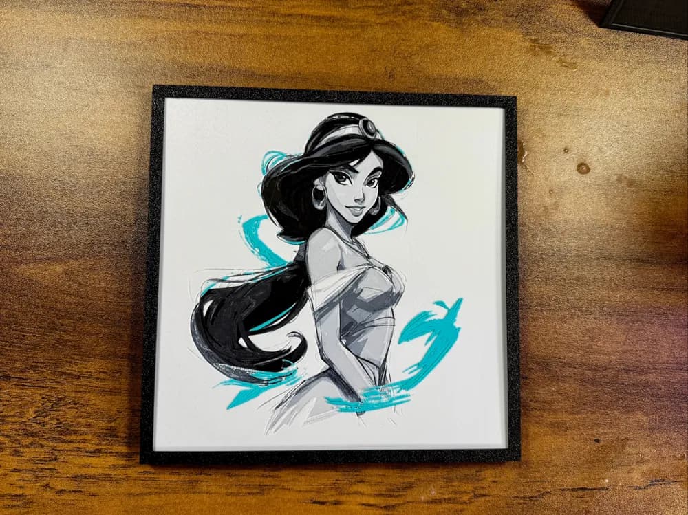 Jasmine – Princess Majesty with a Pop of Magic by 3D Prints By Vic HueForge model: Jasmine – Princess Majesty with a Pop of Magic by 3D Prints By Vic