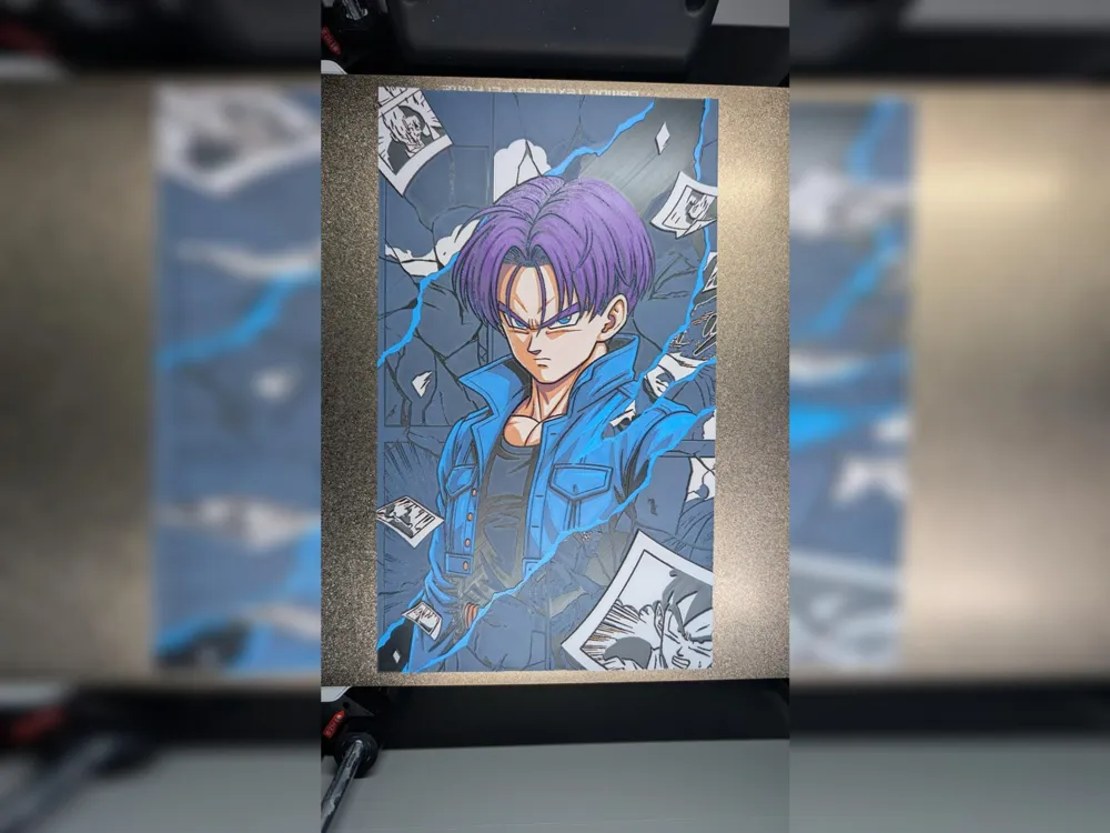 Trunks Hueforge by LuisArnauth HueForge model: Trunks Hueforge by LuisArnauth