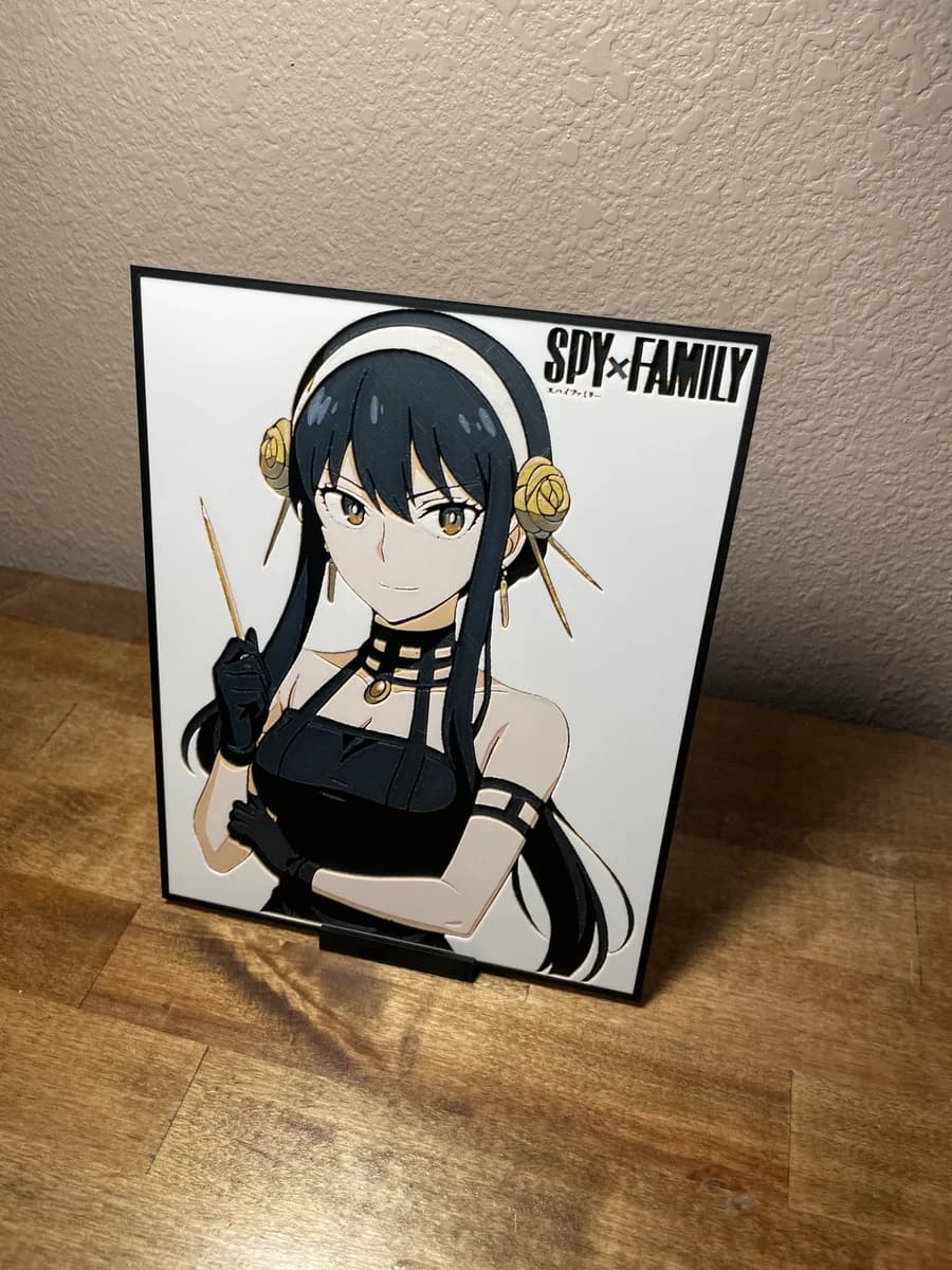 Yor - Spy x Family by Cloudy Nostalgia HueForge model: Yor - Spy x Family by Cloudy Nostalgia